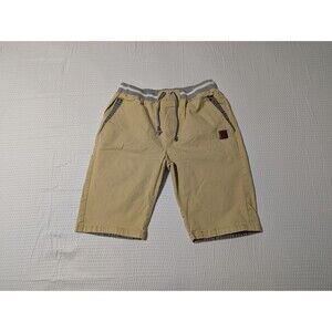 Tansozer Men's Khaki Shorts (Large) Elastic Waistband & Drawstrings